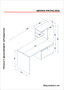 Hanah Home Mesa de Estudio Escandinava Blanca 149.5 cm Ancho